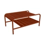 Fermob - Luxembourg low table, 90 x 55 cm, ochre red