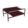 Fermob - Luxembourg low table, 90 x 55 cm, black cherry