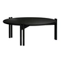 Karup Design - Sticks Coffee table, low Ø 80 cm, black night