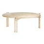 Karup Design - Sticks Coffee table, low Ø 80 cm, clear lacquered pine