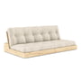 Karup Design - Base Sofa bed, clear lacquered pine / linen