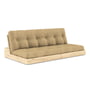 Karup Design - Base Sofa bed, clear lacquered pine / wheat beige