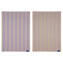 Mette Ditmer - Stripes kitchen towel, sand (set of 2)