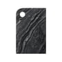 Mette Ditmer - Marble cutting board, 20 x 30 cm, black / gray
