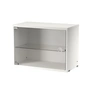 String - Display cabinet with swinging glass door, 58 x 30 cm, white