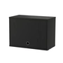 String - Cupboard element with hinged door, 58 x 30 cm, black stained ash