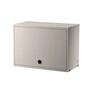 String - Cupboard element with hinged door, 58 x 30 cm, beige