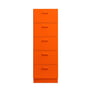 String - Relief Chest of drawers with plinth, high, 41 x 41 x 115 cm, orange