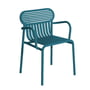 Petite Friture - Week-End Bridge Outdoor chair, ocean blue