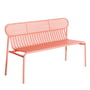 Petite Friture - Week-End Outdoor Bench, coral