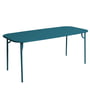 Petite Friture - Week-End Table, 180 x 85 cm, ocean blue