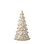 Bloomingville - Auden decorative fir tree, h 14 cm, white