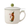 Bloomingville - Valentin Mug with lid and sieve, squirrel