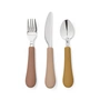 Cam Cam Copenhagen - Cutlery set for children, Flower, tuscany mix (set of 3)