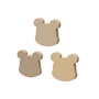 Cam Cam Copenhagen - Wooden hook, bear, earth mix (set of 3)