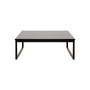 Softline - Mirror Coffee table, small, black lacquered