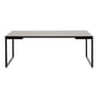 Softline - Mirror Coffee table, small, black lacquered