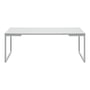 Softline - Mirror Coffee table, small, white lacquered