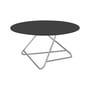Softline - Tribeca Side table, small, chrome / black lacquered