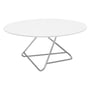 Softline - Tribeca Side table, large, chrome / white lacquered