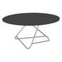 Softline - Tribeca Side table, large, chrome / black lacquered
