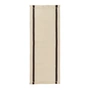 Ferm Living - Calm Kelim carpet runner, 80 x 200 cm, off-white / coffee