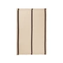 Ferm Living - Calm Kelim wool rug, 140 x 200 cm, off-white / coffee