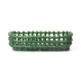 Ferm Living - Ceramic basket oval, emerald green