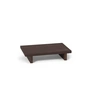 Ferm Living - Kona Low Side table, 49 x 33.5 cm, dark stained oak