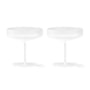 ferm Living - Ripple Champagne glass (set of 2), frosted