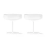 Ferm Living - Ripple Champagne glass (set of 2), frosted
