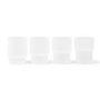 Ferm Living - Ripple Glasses, frosted (set of 4)
