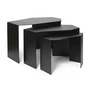 Ferm Living - Shard Cluster Set table, black (set of 3)