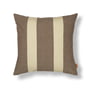 ferm Living - Strand outdoor cushion, 50 x 50 cm, carob brown / parchment
