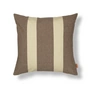 Ferm Living - Strand outdoor cushion, 50 x 50 cm, carob brown / parchment