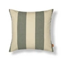 Ferm Living - Beach outdoor cushion, 50 x 50 cm, dark lichen / parchment