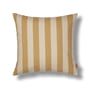 ferm Living - Beach outdoor cushion, 50 x 50 cm, warm yellow / parchment