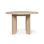 ferm Living - Tarn Dining table, 115 cm, white oiled beech