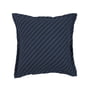 Nobodinoz - Landscape cushion, 45 x 45 cm, striped cobalt