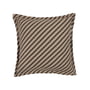 Nobodinoz - Landscape cushion, 45 x 45 cm, striped sesame