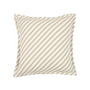 Nobodinoz - Landscape cushion, 45 x 45 cm, striped natural