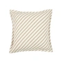 Nobodinoz - Landscape cushion, 45 x 45 cm, striped natural