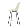 Vitra - Eames Fiberglass Bar stool, medium, basic dark / parchment (felt glides)