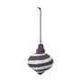 Broste Copenhagen - Pulp Spinning Top decorative pendant, Ø 7.5 x H 9 cm, blackberry purple