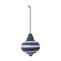 Broste Copenhagen - Pulp Spinning Top decorative pendant, Ø 7.5 x H 9 cm, orchid light purple