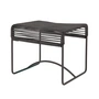 Acapulco Design - Acapulco Stool, black leather / black