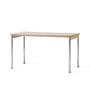 Audo - Co Desk, 140 x 70 cm, chrome / cream