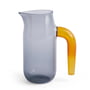 Hay - Glass jug large H 20 cm, charcoal