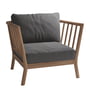 Fritz Hansen - Skagerak Tradition Outdoor lounge chair, teak / charcoal