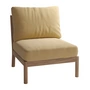 Fritz Hansen - Skagerak Tradition Outdoor sofa center module, teak / honey yellow